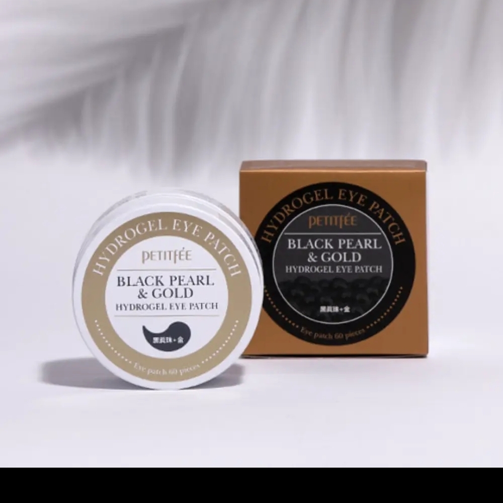 Petitfee Black Pearl & Gold Hydrogel Eye Patches (60 Pieces)